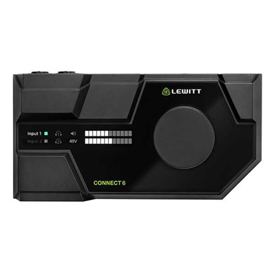 LEWITT CONNECT 6 Interfaz de audio USB-C, compatible con macOS, Windows, iOS y Android