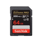 SANDISK SDSDXXU-064G-GN4IN Tarjeta V30 SDXC Extreme PRO UHS-1 (3) clase 10 de 64GB 200MB/s.