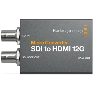 BLACKMAGIC Micro Converter SDI a HDMI 12G (con PSU)