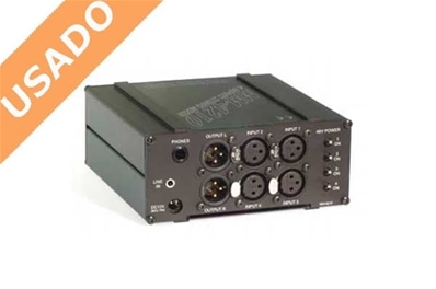 MARENNIUS MM-4210 (Usado) Mezclador de audio portátil de 4 entradas/2 salidas