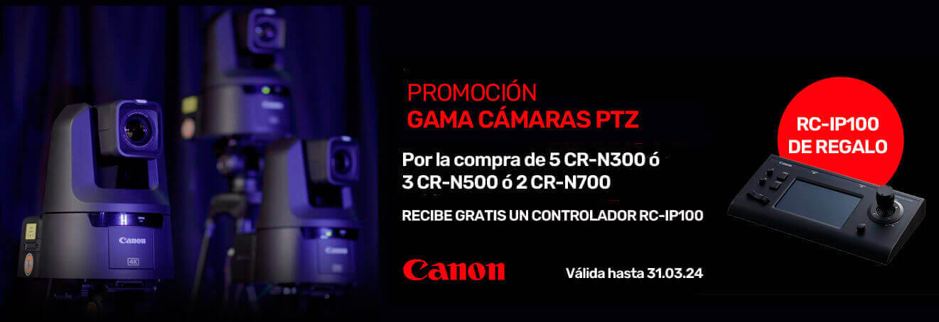 CANON cámaras PTZ Promoción