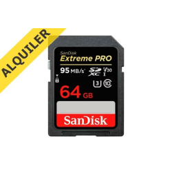 Alquilar SANDISK SDSDXXG-064G-GN | Más Que Vídeo Profesional