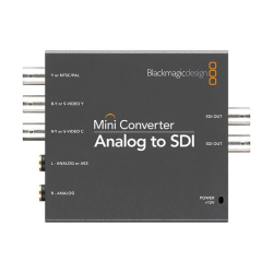 BLACKMAGIC MINERER - ANOG A SDI 2 Convertidor Mini, Analog SDI.