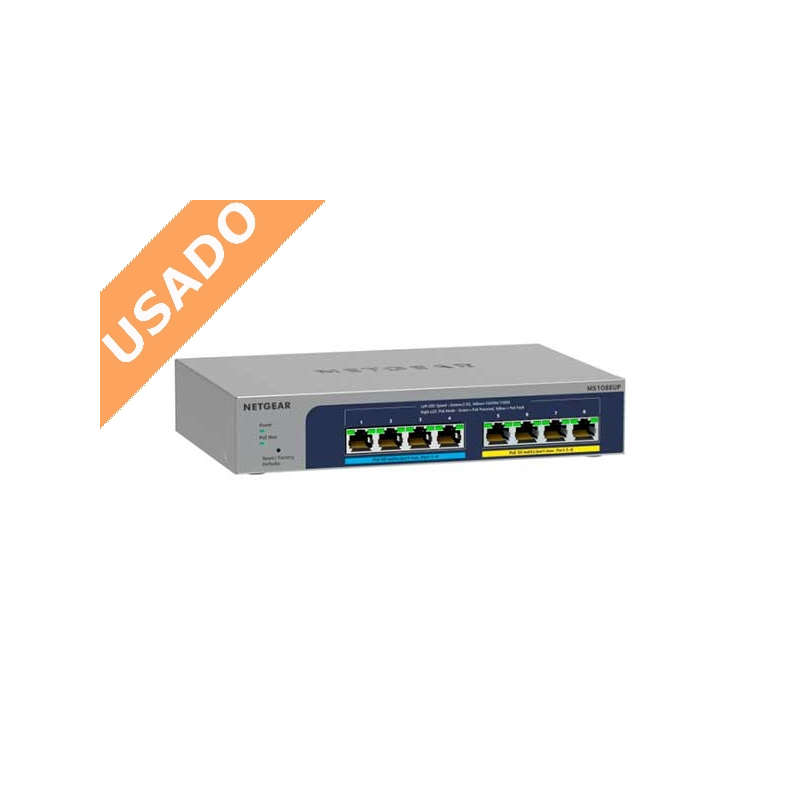 Comprar NETGEAR MS108EUP-100EUS (Usado) | Más Que Vídeo Profesional
