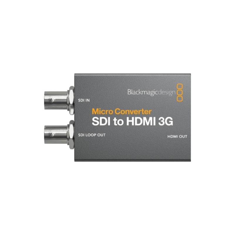 Comprar BLACKMAGIC MICRO CONVERTER - SDI TO HDMI 3G CON PSU | Más Que Vídeo Profesional
