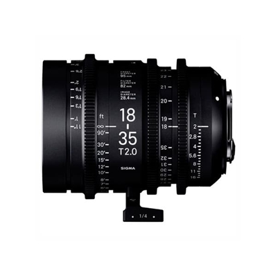 SIGMA 18-35MM T2 F/VE Óptica Cine Zoom 18-35 mm T2 montura E-mount.
