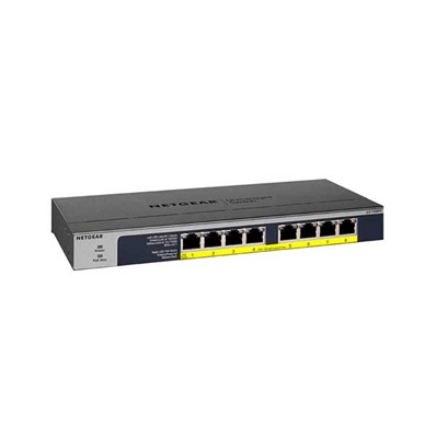 NETGEAR GS108PP-100EUS Switch 8 puertos 1GB Ethernet con PoE+(123W)