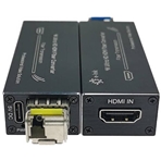 E-LNK LNK-MH4K Kit emisor/receptor señal HDMI (hasta 1080p60) sobre F.O