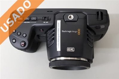 BLACKMAGIC (Usado) Pocket Cinema Camera 6K con sensor HDR y montura EF
