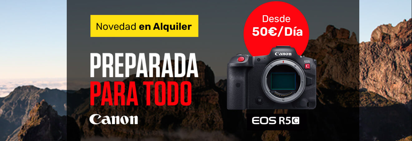 Alquiler Canon EOS R5C