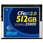 WISE WI-CFAST-5120 Wise. Tarjeta de memoria 512GB, CFast 2.0. Blue.