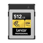 LEXAR CFexpress B GOLD 512GB CFexpress Profesional Tipo B de 512GB GOLD