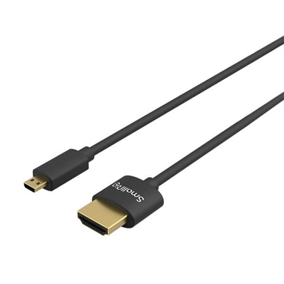 SMALLRIG SM3043 Cable HDMI a MicroHDMI 4K ultraflexible de 55 cm.