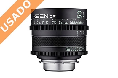 SAMYANG XEEN CF 50MM T1.5 (Usado) Óptica XEEN CF 50mm T1.5 FF CINE CANON.