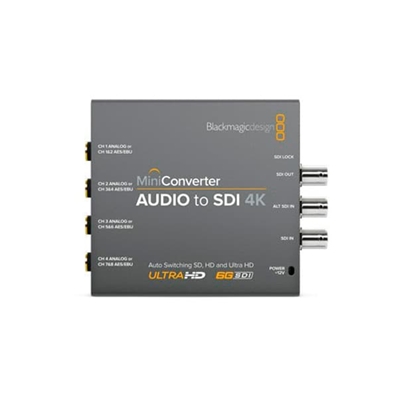 BLACKMAGIC Mini Converter, desembebedor SDI a Audio 4K.