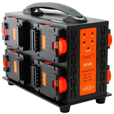 DYNACORE DT-8S Cargador para 8 MICRO baterías simultáneas.