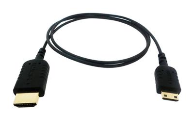 MQV Cable Mini HDMI a HDMI ultraflexible de 80 cm.