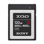 SONY QDG120F (Usado) Nueva tarjeta de memoria XQD serie G de 120 GB Interfaz PCIe.