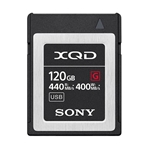 SONY QDG120F Nueva tarjeta de memoria XQD serie G de 120 GB Interfaz PCIe.