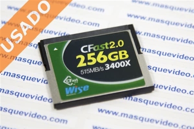 WISE WI-CFAST-0256 (Usado) Wise. Tarjeta memoria 256GB -green-, CFast 2.0