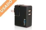 GOPRO AWALC-001 (Usado) Cargador doble / alimentador por USB.