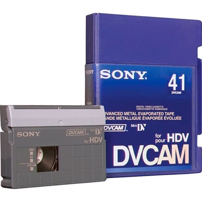 SONY PDVM41N3 Cinta 1/4" DVCAM para HDV. Carcasa mini