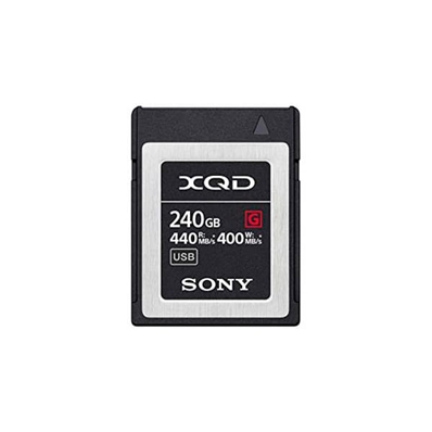 SONY QDG240F Tarjeta de memoria XQD serie G de 240 GB Interfaz PCIe.