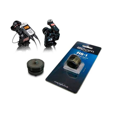 ZOOM HS-1 Accesorio Hot Shoe Mount para grabadores sobre cámara.