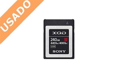 SONY QDG240F (Usado) Tarjeta de memoria XQD serie G de 240 GB Interfaz PCIe.