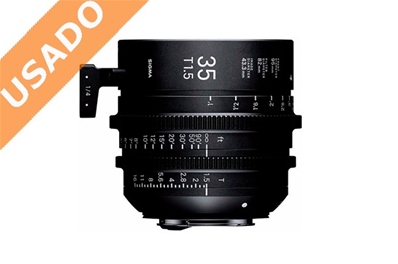 SIGMA 35MM T1.5 FF F/CE (Usado) Óptica Cine 35mm T1.5 montura EF.