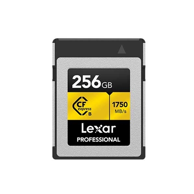 LEXAR CFexpress B GOLD 256GB CFexpress Profesional Tipo B de 256GB GOLD