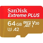 SANDISK SDSQXCY-064G-GN6MA Tarjeta Micro SDXC Extreme Pro UHS-1 (3) clase 10 de 64GB. 170MB/s.