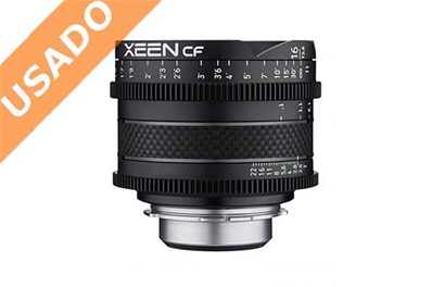 SAMYANG XEEN CF 16MM T2.6 (Usado) Óptica XEEN CF 16mm T2.6 FF CINE CANON.