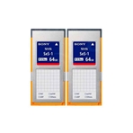 SONY 2SBS-64G1C Pack de 2 tarjetas SxS de 64Gb.