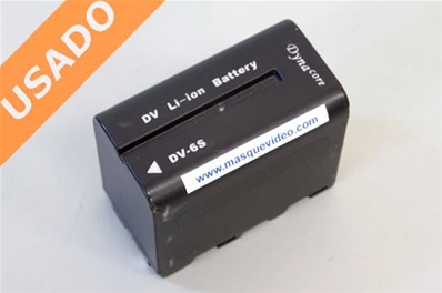 DYNACORE DV-6S (Usado) Batería de ión lítio tipo DV para Sony de 48W (7,2 V 6,6 Ah)
