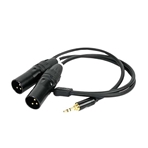 HOLLYLAND HL-XLR02 Cable 3.5mm a Dual XLR Audio Cable