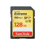 SANDISK SDSDXV5-128G-GNCIN Tarjeta V30 SDXC Extreme UHS-1 (3) clase 10 de 128GB 150MB/S.