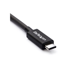 STARTECH Cable Thunderbolt 3 (40 Gbps) 80 cm. Color negro