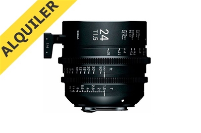 Alquiler SIGMA 24MM T1.5 FF F/CE HIGH SPEED PRIME
