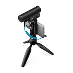 SENNHEISER MKE 400 MOBILE KIT Kit de micro para cámaras DSLR y smartphones.