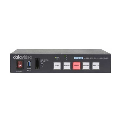DATAVIDEO NVS-35 ENCODER de doble streaming, grabación y entradas SDI-HDMI