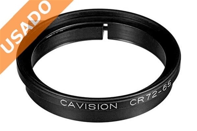 CAVISION CR72-65 (Usado) Anilla convertidora de rosca de filtro 72mm a abrazadera 65mm