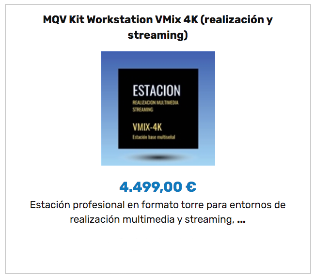 Kit VMIX 4k