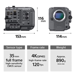SONY FX6 Cámara 4K sensor Full-Frame.