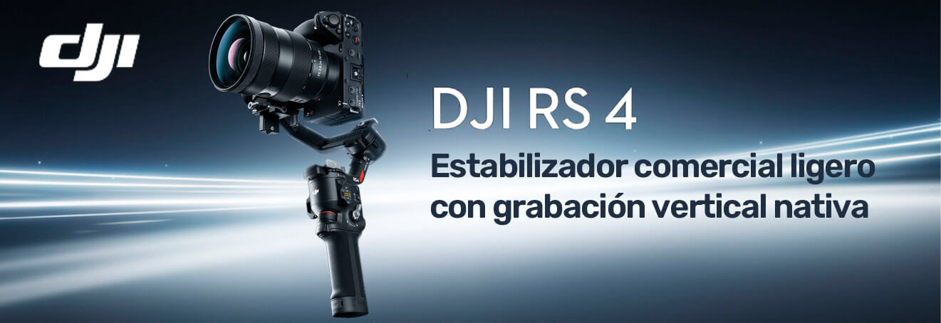 DJI RS4 Gimbal con grabación vertical nativa