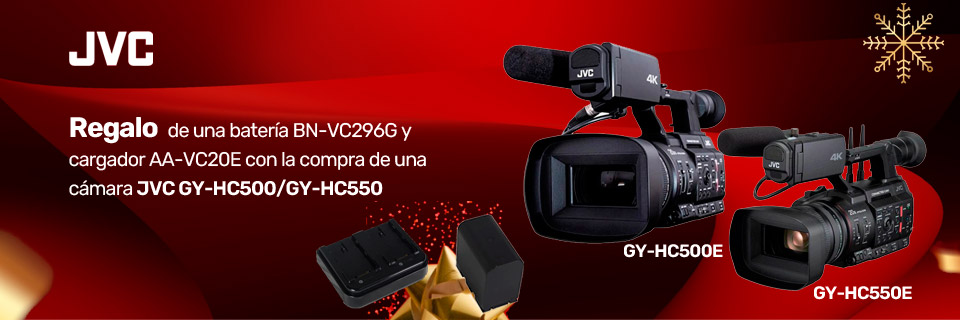 JVC GY-HC500E Y GY-HC-550E EN PROMOCIÓN