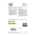 SANDISK SDSDXDK-064G-GN4IN Tarjeta SDXC Extreme Pro V90 64GB UHS-2 300 MB/s.
