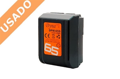 DYNACORE DPM-65S (Usado) Batería MICRO de ión lítio tipo V-Lock de 65W.
