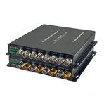 E-LNK LNK-3GSDI-4V1R Kit emisor/receptor de 4 señales 3GSDI (hasta 1080p60) sobre F.O