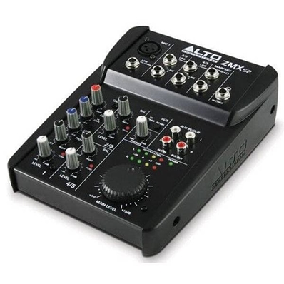 ALTO ZMX52 Mezclador audio 5 canales (1Mic+4Líneas)
